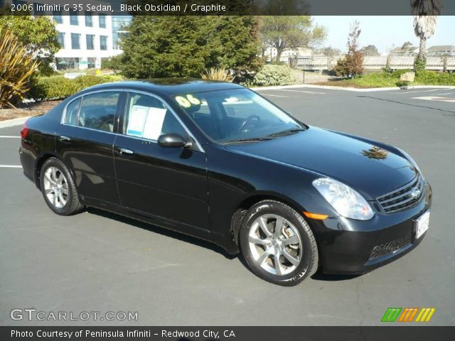 2006 Infiniti G 35 Sedan in Black Obsidian