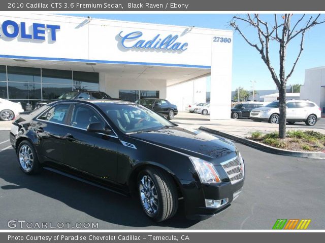 2010 Cadillac CTS 3.6 Premium Sedan in Black Raven