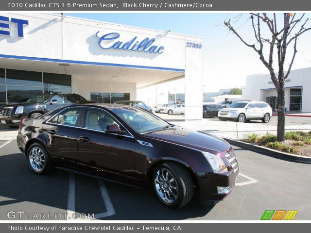 2010 Cadillac CTS 3.6 Premium Sedan in Black Cherry