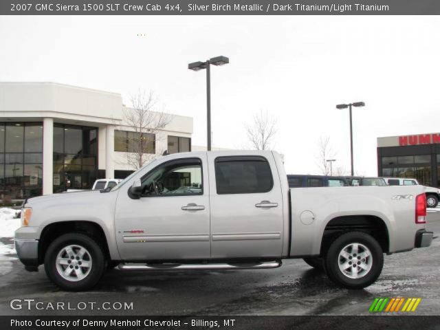 2007 GMC Sierra 1500 SLT Crew Cab 4x4 in Silver Birch Metallic