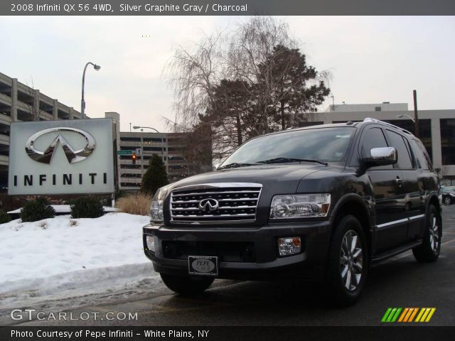 2008 Infiniti QX 56 4WD in Silver Graphite Gray