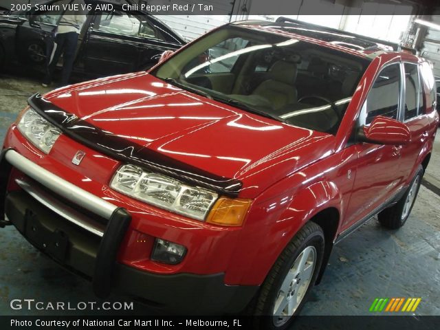 2005 Saturn VUE V6 AWD in Chili Pepper Red