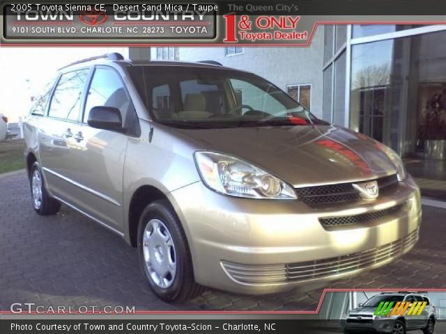 2005 Toyota Sienna CE in Desert Sand Mica