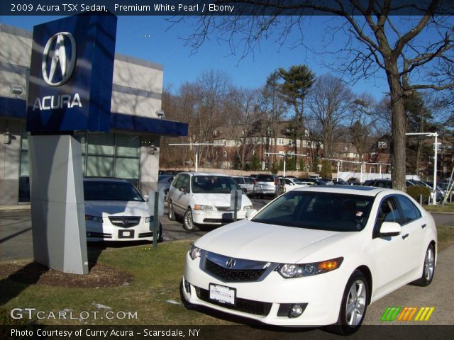 2009 Acura TSX Sedan in Premium White Pearl