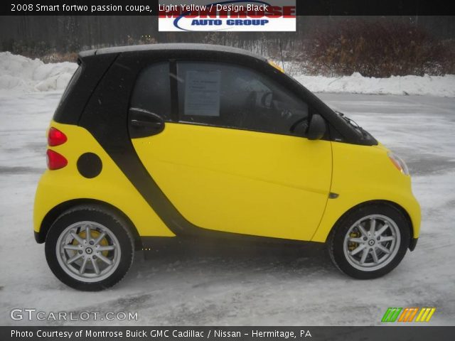 2008 Smart fortwo passion coupe in Light Yellow