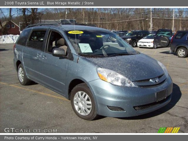 2008 Toyota Sienna LE in Blue Mirage Metallic