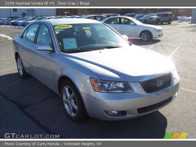 2008 Hyundai Sonata SE V6 in Steel Gray