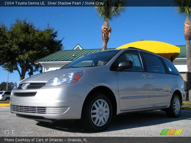 2004 Toyota Sienna LE in Silver Shadow Pearl