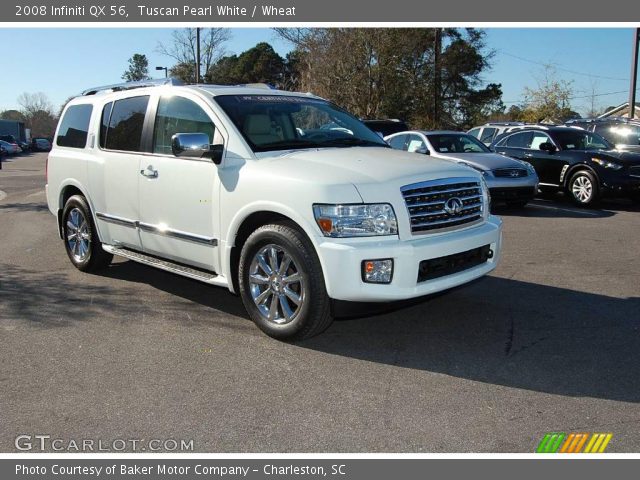 2008 Infiniti QX 56 in Tuscan Pearl White