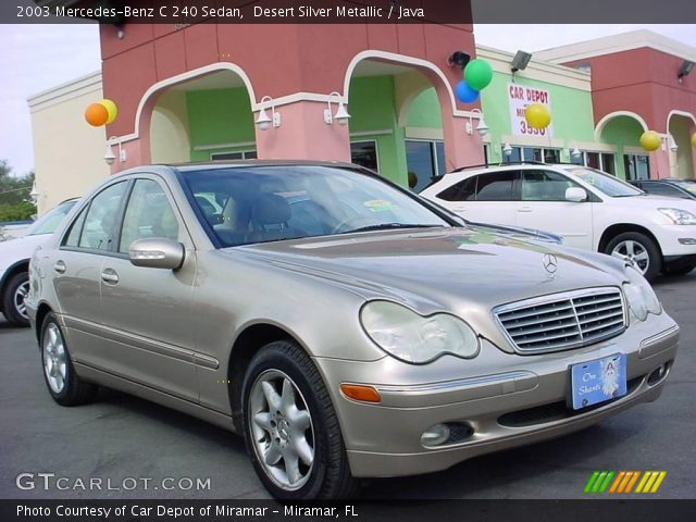 2003 Mercedes-Benz C 240 Sedan in Desert Silver Metallic
