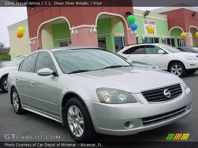 2006 Nissan Altima 2.5 S in Sheer Silver Metallic