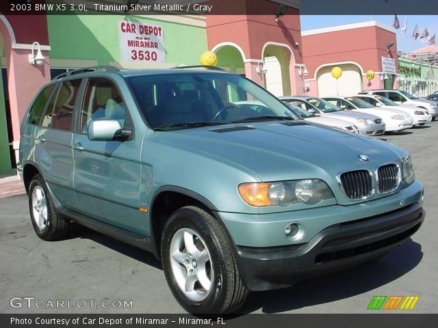 2003 BMW X5 3.0i in Titanium Silver Metallic
