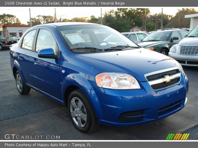 2008 Chevrolet Aveo LS Sedan in Bright Blue Metallic