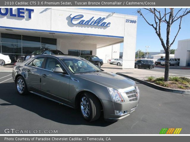 2010 Cadillac CTS 3.6 Premium Sedan in Tuscan Bronze ChromaFlair