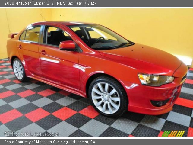 2008 Mitsubishi Lancer GTS in Rally Red Pearl