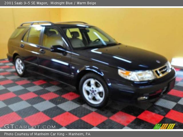 2001 Saab 9-5 SE Wagon in Midnight Blue