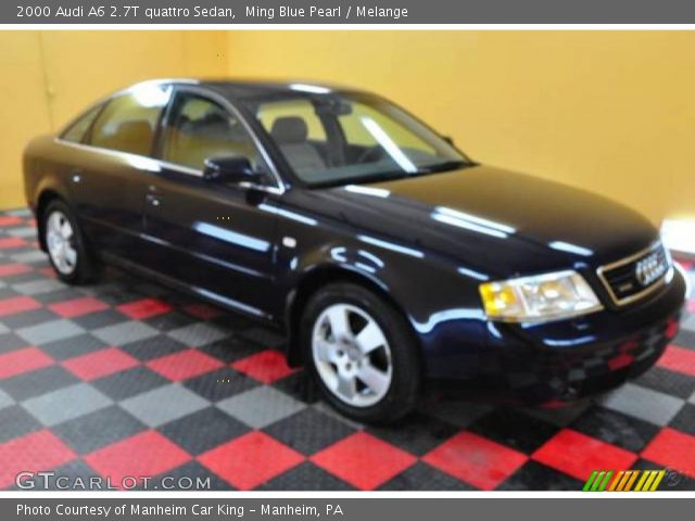 2000 Audi A6 2.7T quattro Sedan in Ming Blue Pearl