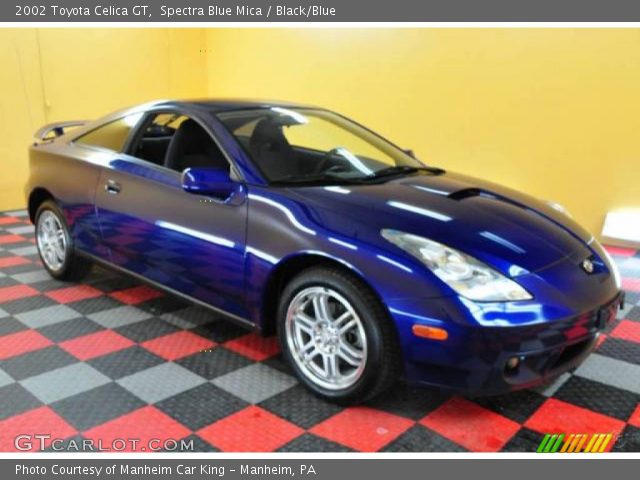 2002 Toyota Celica GT in Spectra Blue Mica