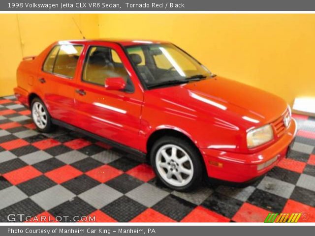 1998 Volkswagen Jetta GLX VR6 Sedan in Tornado Red