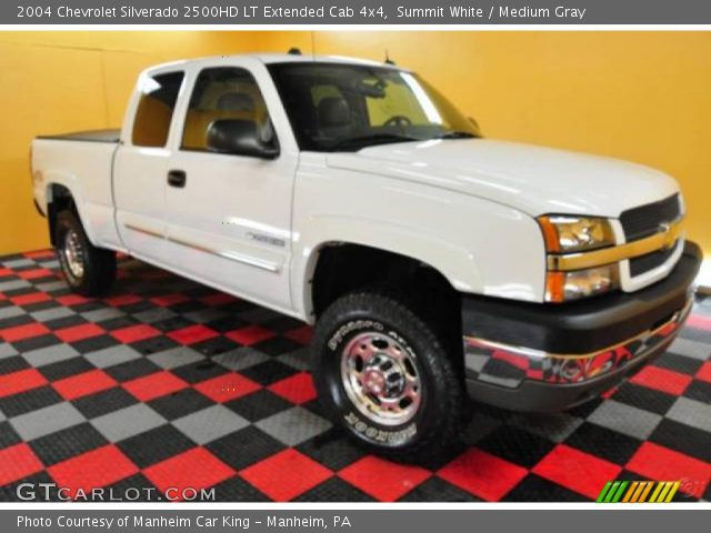 2004 Chevrolet Silverado 2500HD LT Extended Cab 4x4 in Summit White