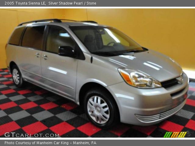 2005 Toyota Sienna LE in Silver Shadow Pearl