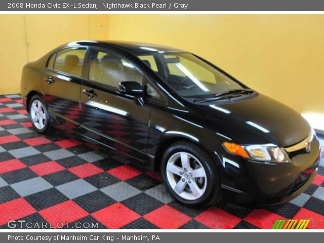 2008 Honda Civic EX-L Sedan in Nighthawk Black Pearl