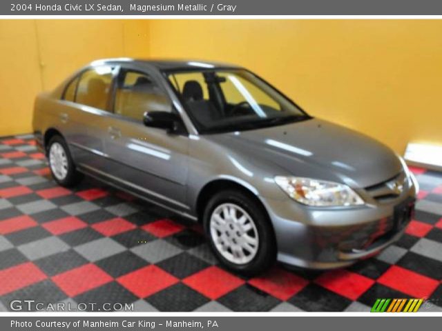 2004 Honda Civic LX Sedan in Magnesium Metallic