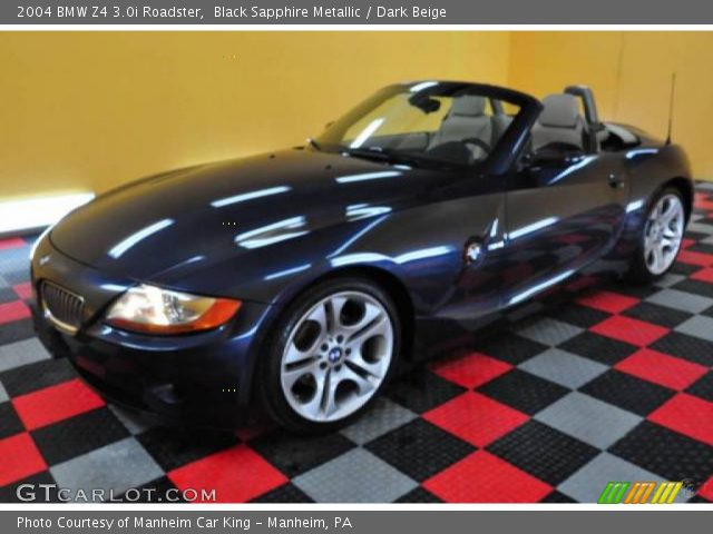 2004 BMW Z4 3.0i Roadster in Black Sapphire Metallic