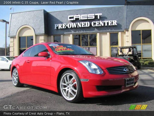 2006 Infiniti G 35 Coupe in Laser Red Pearl