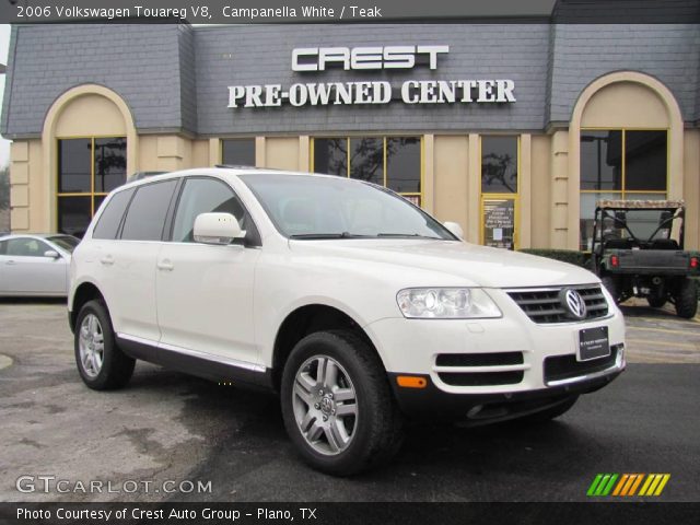 2006 Volkswagen Touareg V8 in Campanella White