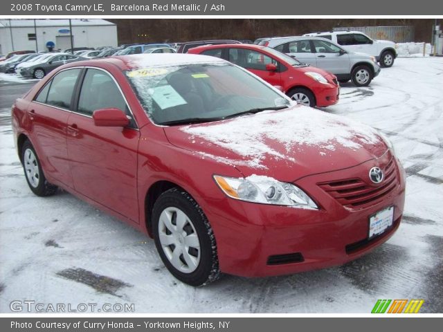 2008 Toyota Camry LE in Barcelona Red Metallic