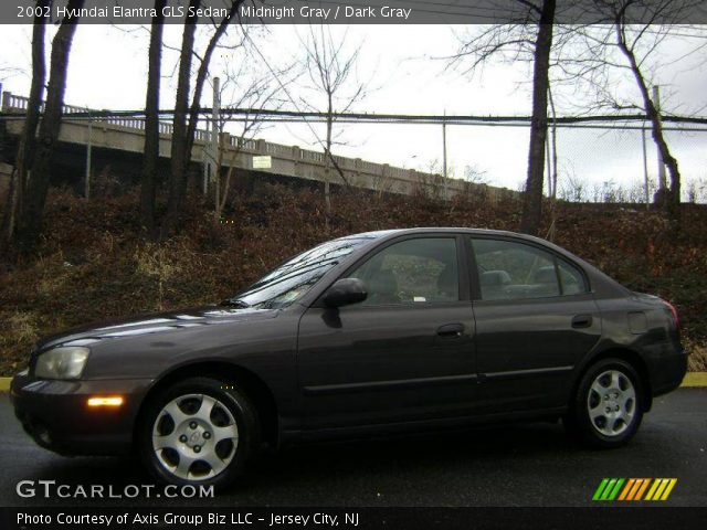 2002 Hyundai Elantra GLS Sedan in Midnight Gray