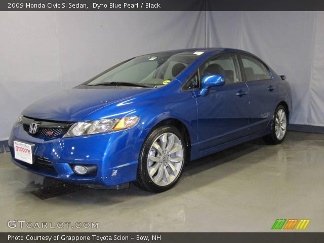 2009 Honda Civic Si Sedan in Dyno Blue Pearl