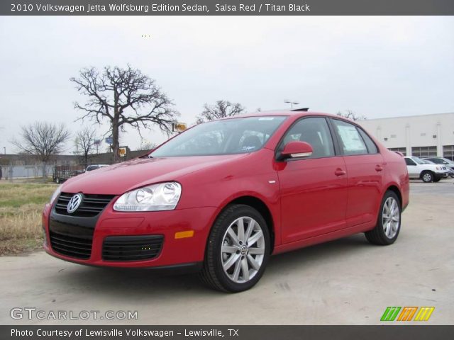 2010 Volkswagen Jetta Wolfsburg Edition Sedan in Salsa Red
