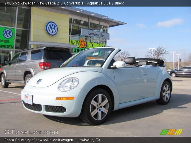 2006 Volkswagen New Beetle 2.5 Convertible in Aquarius Blue