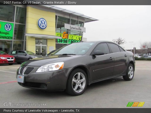 2007 Pontiac G6 V6 Sedan in Granite Metallic
