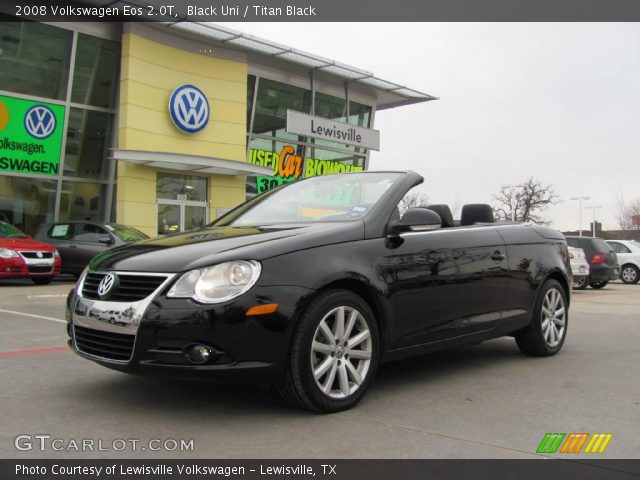 2008 Volkswagen Eos 2.0T in Black Uni