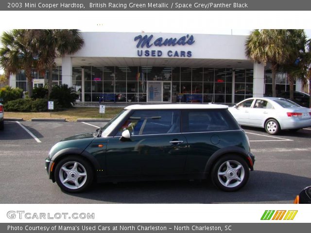 2003 Mini Cooper Hardtop in British Racing Green Metallic