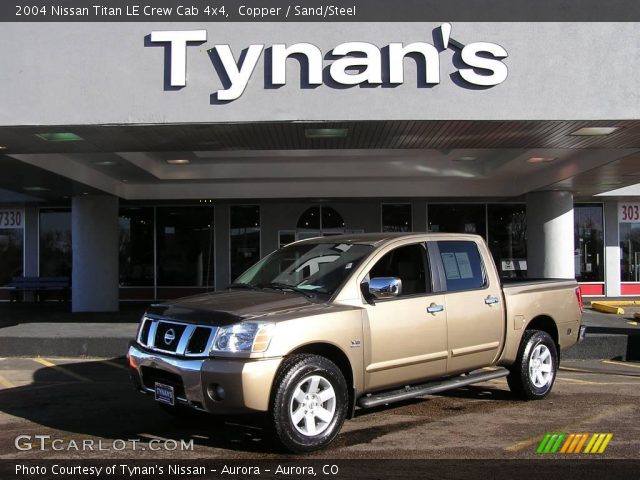 2004 Nissan Titan LE Crew Cab 4x4 in Copper