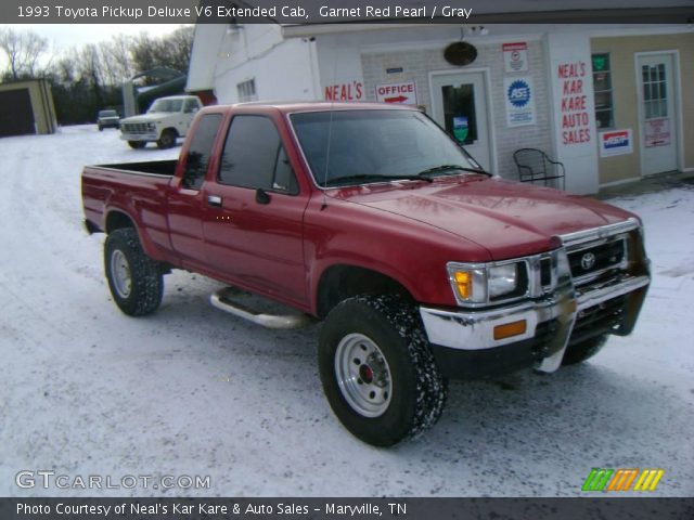 1993 Toyota Pickup Deluxe V6 Extended Cab in Garnet Red Pearl