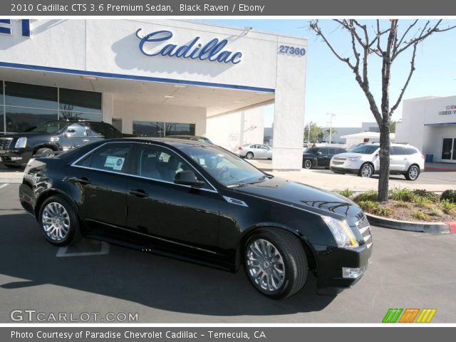 2010 Cadillac CTS 3.6 Premium Sedan in Black Raven