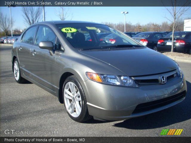 2007 Honda Civic Si Sedan in Galaxy Gray Metallic
