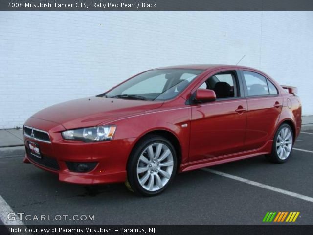 2008 Mitsubishi Lancer GTS in Rally Red Pearl