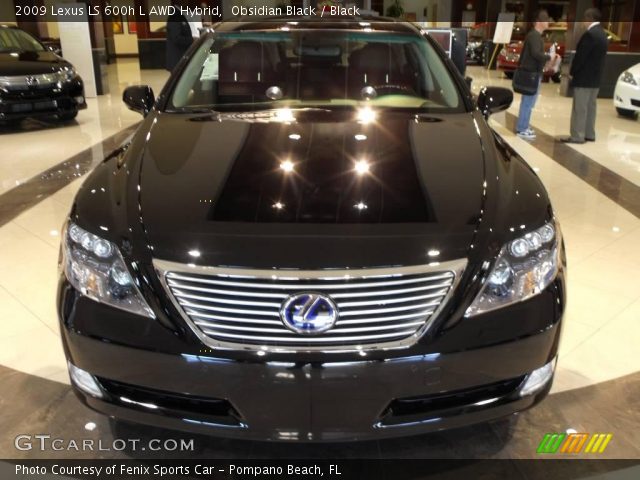 2009 Lexus LS 600h L AWD Hybrid in Obsidian Black