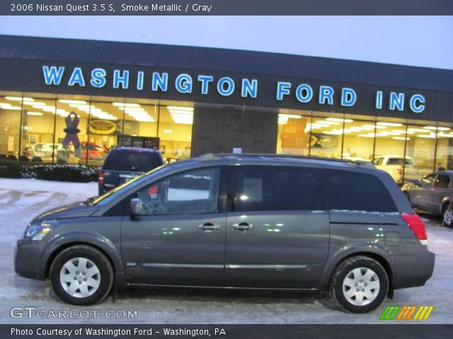2006 Nissan Quest 3.5 S in Smoke Metallic