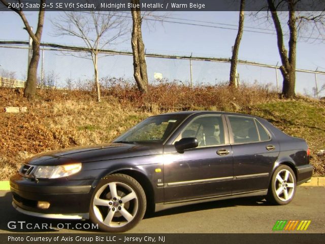 2000 Saab 9-5 SE V6t Sedan in Midnight Blue Metallic