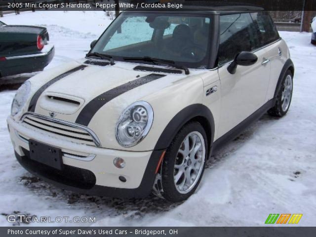 2005 Mini Cooper S Hardtop in Pepper White