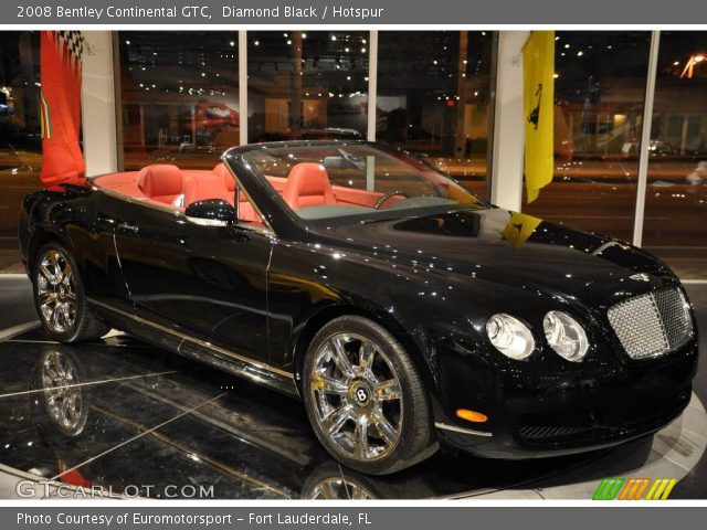 2008 Bentley Continental GTC  in Diamond Black