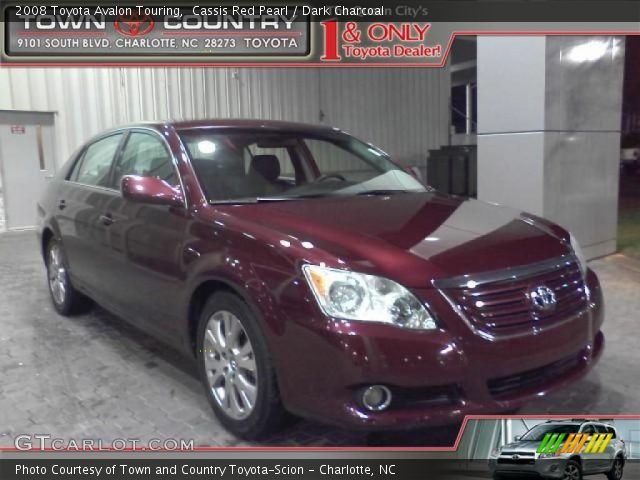 2008 Toyota Avalon Touring in Cassis Red Pearl