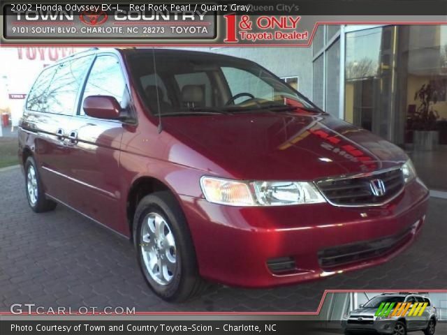 2002 Honda Odyssey EX-L in Red Rock Pearl